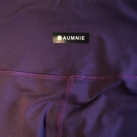 Aumnie Purple Mesh Leggings Size M - Picture 2 of 6